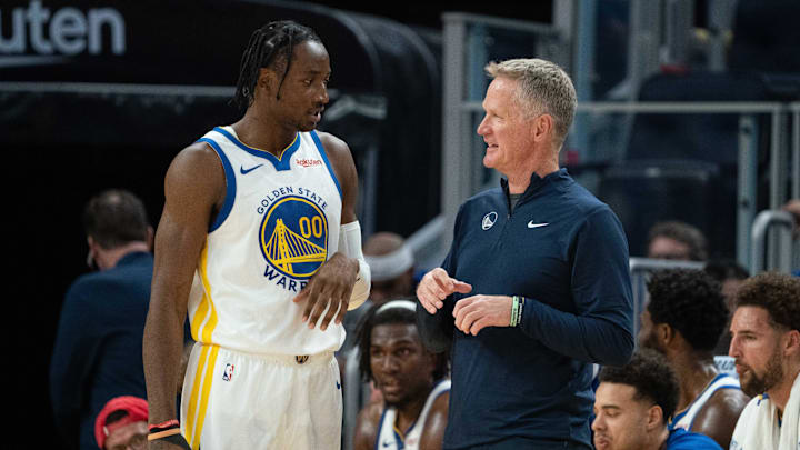 Steve Kerr spoke on his relationship with Jonathan Kuminga on Thursday. 