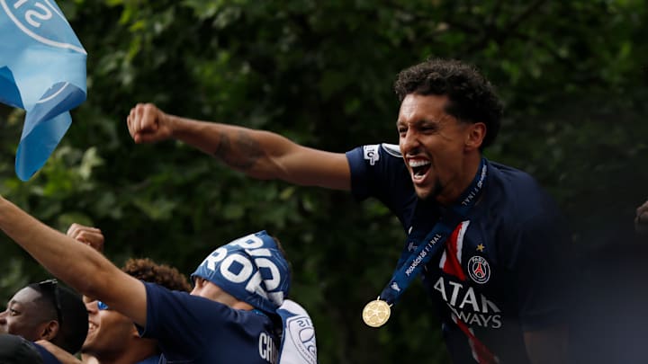 L'avenir de Marquinhos est encore flou au PSG. L'avenir de Marquinhos est encore flou au PSG.