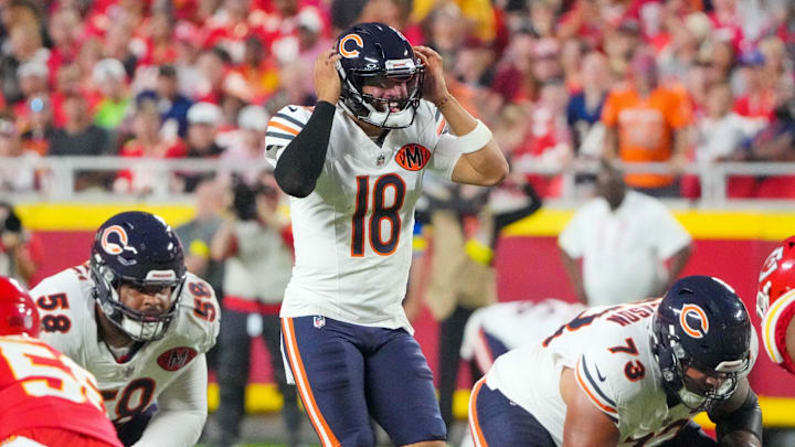 Chicago Bears quarterback Caleb Williams