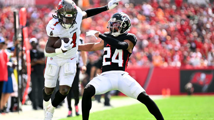 Defensive back A.J. Terrell highlights the Atlanta Falcons' list of 2025 free agents.