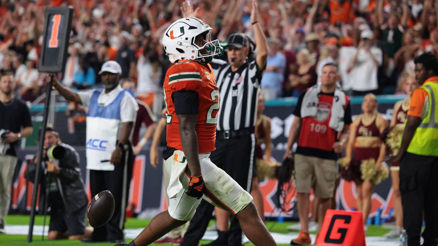 Rising True Freshman Running Back Leads Miami to a Clutch Double OT Win Over FSU