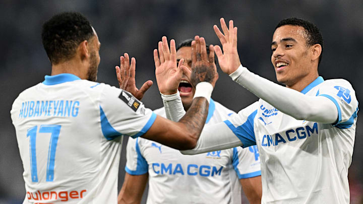 Pierre-Emerick Aubayemang et Mason Greenwood