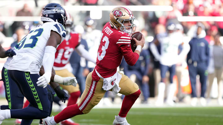 San Francisco 49ers quarterback Brock Purdy.
