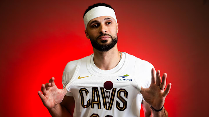 Sep 29, 2025; Cleveland, OH, USA; Cleveland Cavaliers forward Larry Nance Jr. (22) during media day at Rocket Arena. Mandatory Credit: Ken Blaze-Imagn Images Sep 29, 2025; Cleveland, OH, USA; Cleveland Cavaliers forward Larry Nance Jr. (22) during media day at Rocket Arena. Mandatory Credit: Ken Blaze-Imagn Images