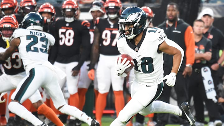 Eagles RB Will Shipley against the Cincinnati Bengals on Aug. 8, 2025. Eagles RB Will Shipley against the Cincinnati Bengals on Aug. 8, 2025.