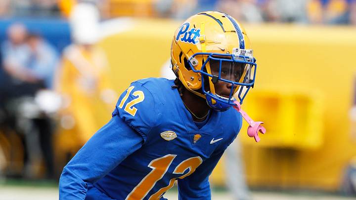 Sep 24, 2022; Pittsburgh, Pennsylvania, USA; Pittsburgh Panthers Pittsburgh Panthers defensive back Sep 24, 2022; Pittsburgh, Pennsylvania, USA; Pittsburgh Panthers Pittsburgh Panthers defensive back