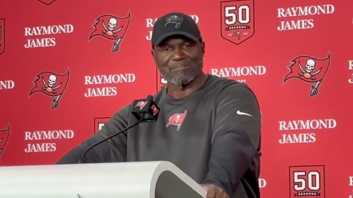 Todd Bowles and the Bucs have to hold off on celebrating their win over the Panthers