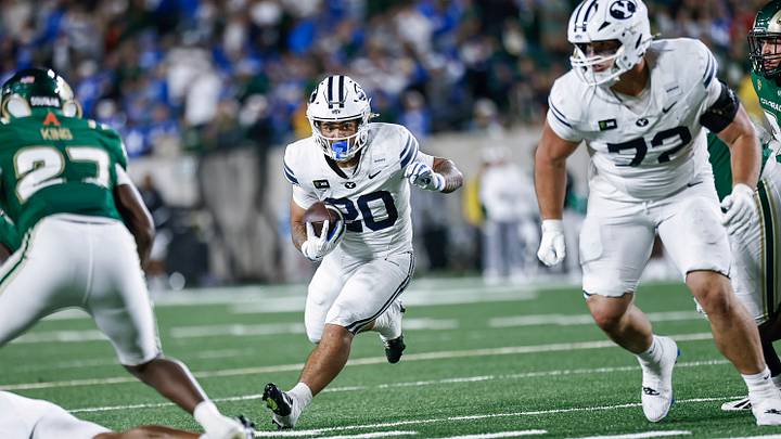 BYU RB Journee Tonga against Colorado State BYU RB Journee Tonga against Colorado State