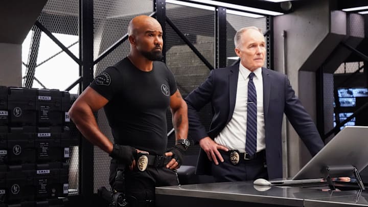 “Human Interest” – Tan is left reeling when his girlfriend is kidnapped, and 20-Squad must race to track down a violent cartel leader who may be behind the abduction, on S.W.A.T., Friday, Nov. 15 (8:00-9:00 PM, ET/PT) on the CBS Television Network, and streaming on Paramount+ (live and on-demand for Paramount+ with SHOWTIME subscribers, or on-demand for Paramount+ Essential subscribers the day after the episode airs)*. Pictured (L-R): Shemar Moore as Daniel “Hondo” Harrelson and Patrick St.