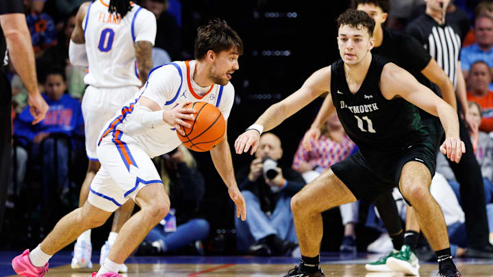 The Florida Gators finished non-conference play with a 9-4 record after a win over Dartmouth.