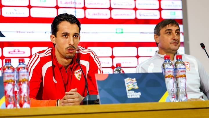 North Macedonia Training Session And Press Conference North Macedonia Training Session And Press Conference