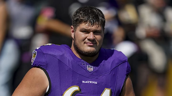 Baltimore Ravens center Tyler Linderbaum is a pending free agent.