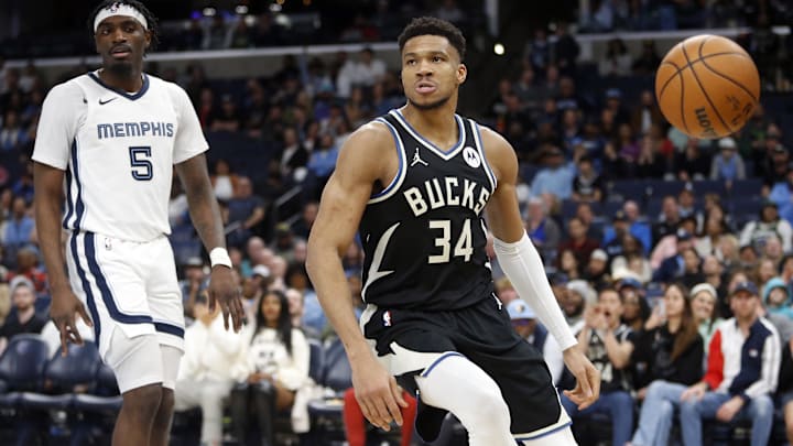 Milwaukee Bucks forward Giannis Antetokounmpo.