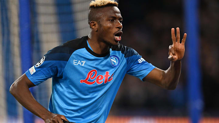 Na soma dos dois jogos, Osimhen marcou três gols