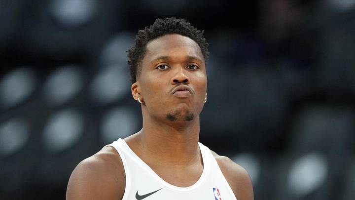 Apr 5, 2026; Sacramento, California, USA; LA Clippers guard Bennedict Mathurin (9) before the game against the Sacramento Kings at Golden 1 Center. Mandatory Credit: Darren Yamashita-Imagn Images