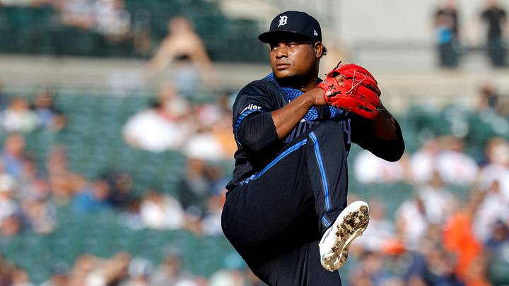 Detroit Tigers pitcher Framber Valdez