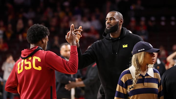Bronny James, LeBron James