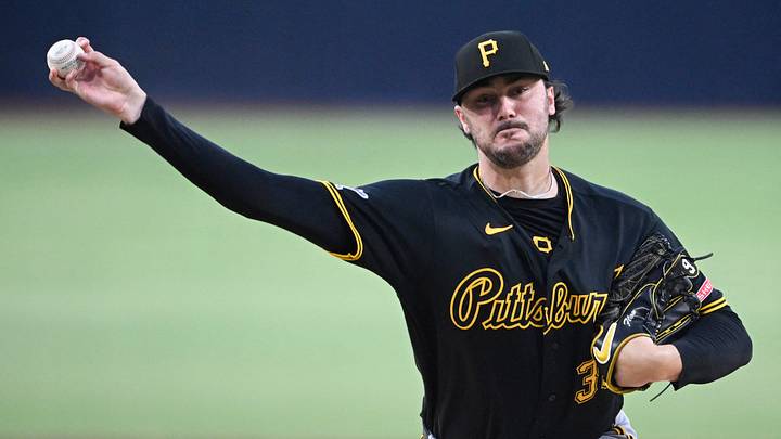 Aug 25, 2026; San Diego, California, USA; Pittsburgh Pirates pitcher Paul Skenes (30) delivers during the first inning against the San Diego Padres at Petco Park. Mandatory Credit: Denis Poroy-Imagn Images Aug 25, 2026; San Diego, California, USA; Pittsburgh Pirates pitcher Paul Skenes (30) delivers during the first inning against the San Diego Padres at Petco Park. Mandatory Credit: Denis Poroy-Imagn Images