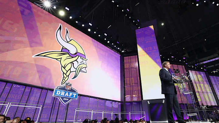 The Minnesota Vikings on the clock at the NFL draft