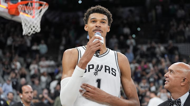 San Antonio Spurs center Victor Wembanyama. San Antonio Spurs center Victor Wembanyama.