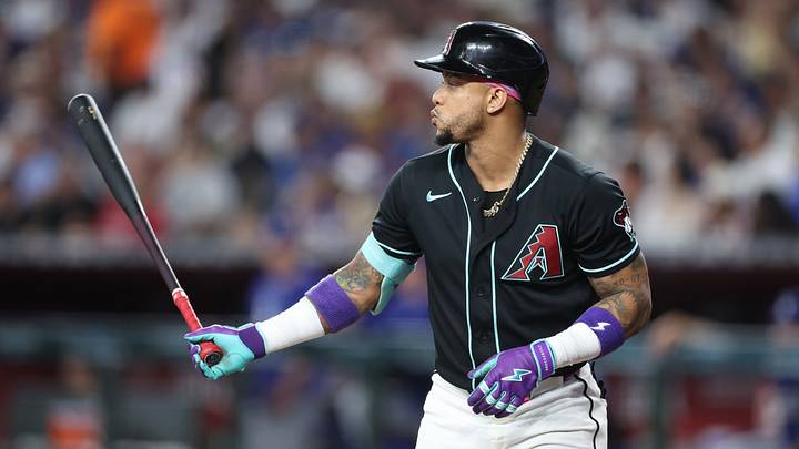Aug 8, 2026; Phoenix, Arizona, USA; Arizona Diamondbacks second baseman Ketel Marte (4) prepares to bat against the Los Angeles Dodgers in the fourth inning at Chase Field. Mandatory Credit: Anna Carrington-Imagn Images Aug 8, 2026; Phoenix, Arizona, USA; Arizona Diamondbacks second baseman Ketel Marte (4) prepares to bat against the Los Angeles Dodgers in the fourth inning at Chase Field. Mandatory Credit: Anna Carrington-Imagn Images
