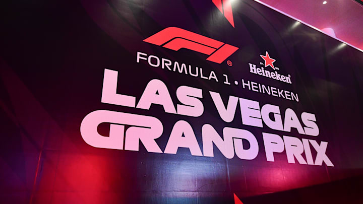 Nov 19, 2025; Signage for the Las Vegas Grand Prix