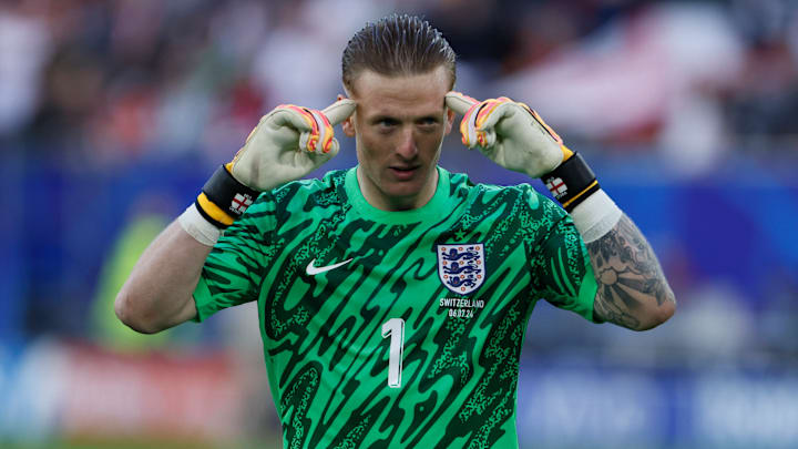 Jordan Pickford avait préparé une éventuelle séance de tirs au but face à la Suisse en quart de finale de l'Euro 2024. 