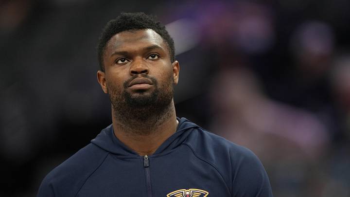 Apr 3, 2026; Sacramento, California, USA; New Orleans Pelicans forward Zion Williamson (1) before the game against the Sacramento Kings at Golden 1 Center. Mandatory Credit: Darren Yamashita-Imagn Images Apr 3, 2026; Sacramento, California, USA; New Orleans Pelicans forward Zion Williamson (1) before the game against the Sacramento Kings at Golden 1 Center. Mandatory Credit: Darren Yamashita-Imagn Images
