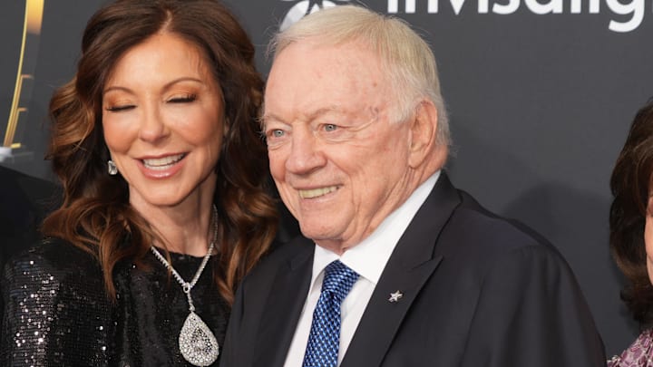 Jerry Jones on the red carpet before the NFL Honors show. Jerry Jones on the red carpet before the NFL Honors show.