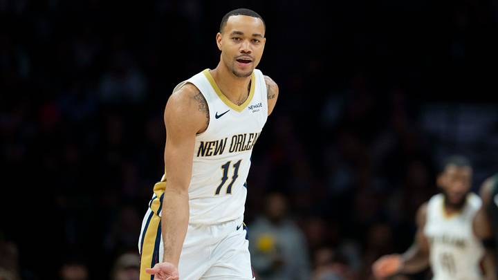 Feb 6, 2026; Minneapolis, Minnesota, USA; New Orleans Pelicans guard Bryce McGowens (11) celebrates making a three point shot against the Minnesota Timberwolves in the second half at Target Center. Mandatory Credit: Jesse Johnson-Imagn Images Feb 6, 2026; Minneapolis, Minnesota, USA; New Orleans Pelicans guard Bryce McGowens (11) celebrates making a three point shot against the Minnesota Timberwolves in the second half at Target Center. Mandatory Credit: Jesse Johnson-Imagn Images
