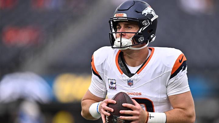 Oct 11, 2026; Inglewood, California, USA; Denver Broncos quarterback Bo Nix (10) warms up prior to the game against the Los Angeles Chargers at SoFi Stadium. Mandatory Credit: William Liang-Imagn Images Oct 11, 2026; Inglewood, California, USA; Denver Broncos quarterback Bo Nix (10) warms up prior to the game against the Los Angeles Chargers at SoFi Stadium. Mandatory Credit: William Liang-Imagn Images