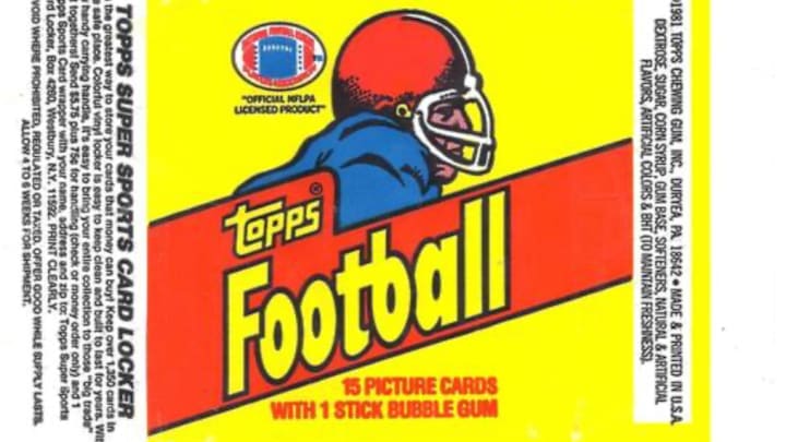 1981 Topps Football Wrapper