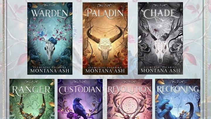 Montana Ash reveals new special edition covers of her Elemental Paladin's series. Image courtesy Montana Ash