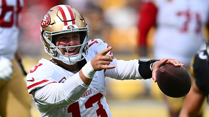 San Francisco 49ers quarterback Brock Purdy