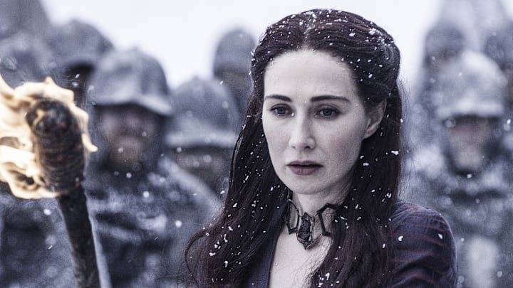 Melisandre (Carice van Houten) in Game of Thrones season 5.