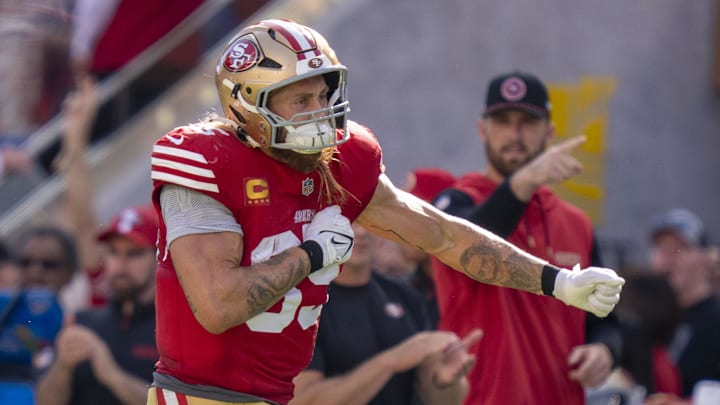 San Francisco 49ers tight end George Kittle.