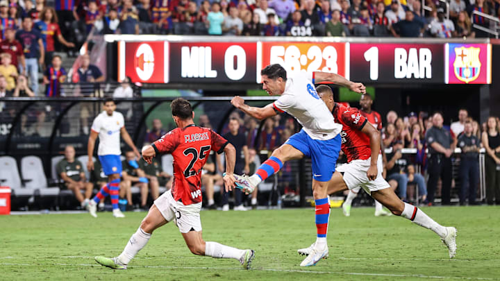 Lewandowski vs Milán.