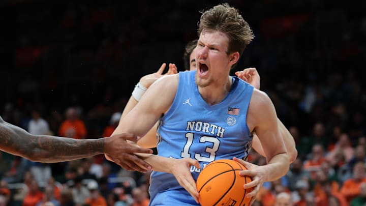 North Carolina Tar Heels center Henri Veesaar (13)