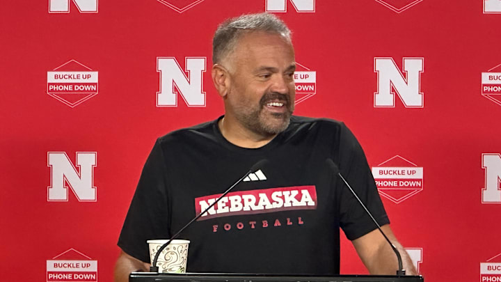 Matt Rhule meets with the media for the final time ahead of the 2025 season opener against Cincinnati.