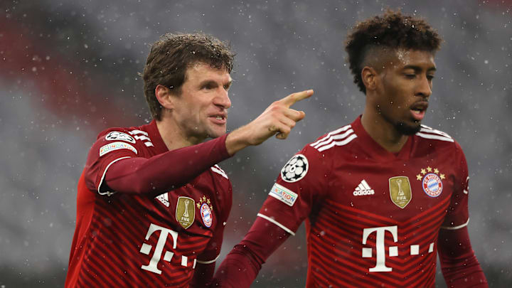 Erneut konnte Thomas Müller gegen Barca treffen