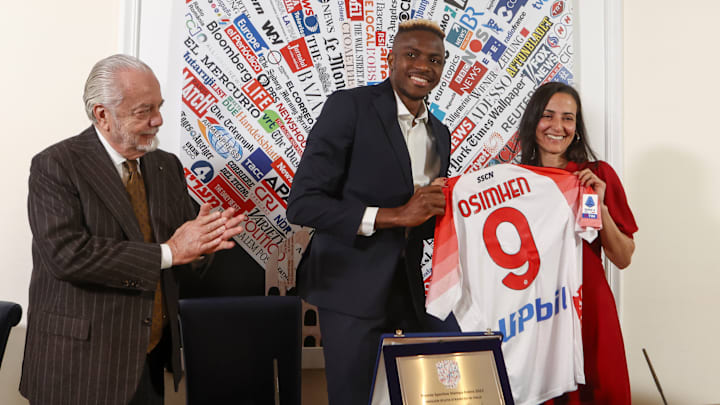 Osimhen e De Laurentiis