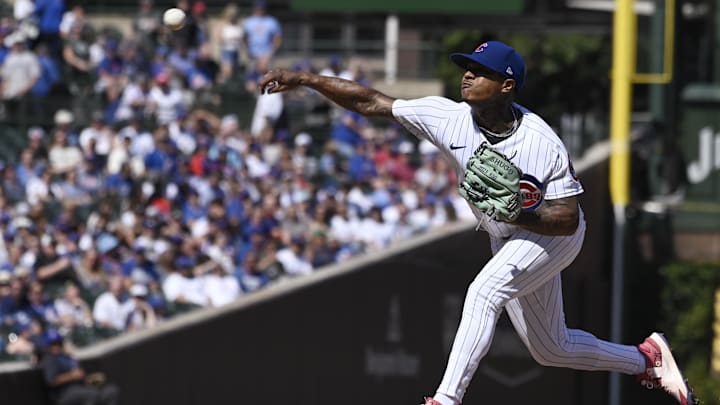 Chicago Cubs starting pitcher Marcus Stroman