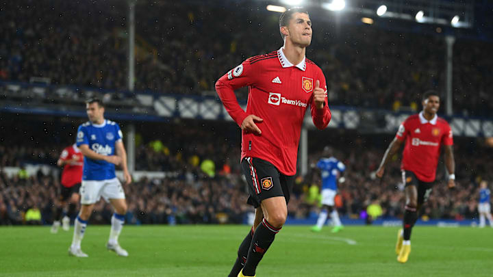 Cristiano marcó ante el Everton