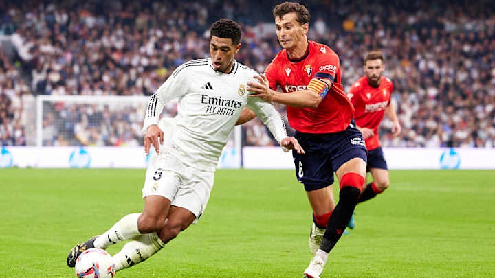 Bellingham marcou no último jogo diante do Osasuna e Real Madrid goleou