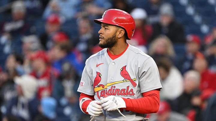 St. Louis Cardinals center fielder Victor Scott II