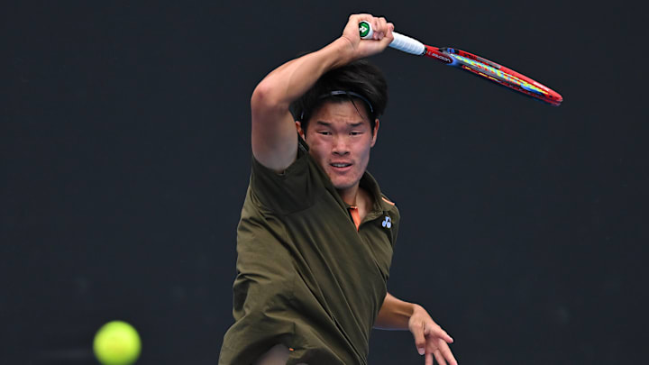 Michael Zheng upset Sebastian Korda at the 2026 Australian Open.