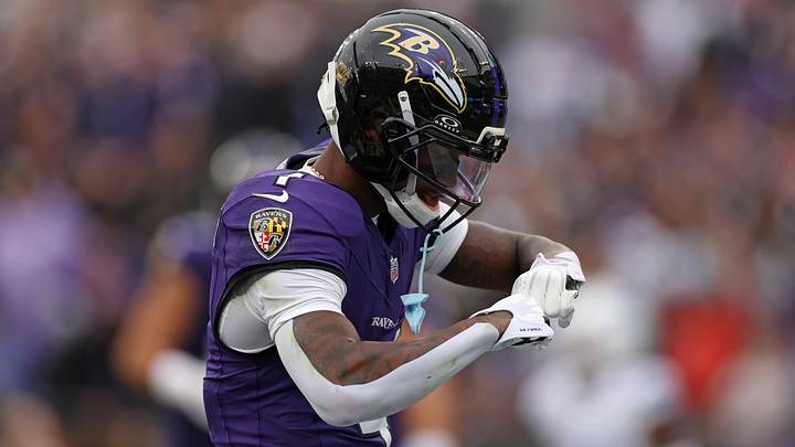 Baltimore Ravens receiver Zay Flowers Baltimore Ravens receiver Zay Flowers