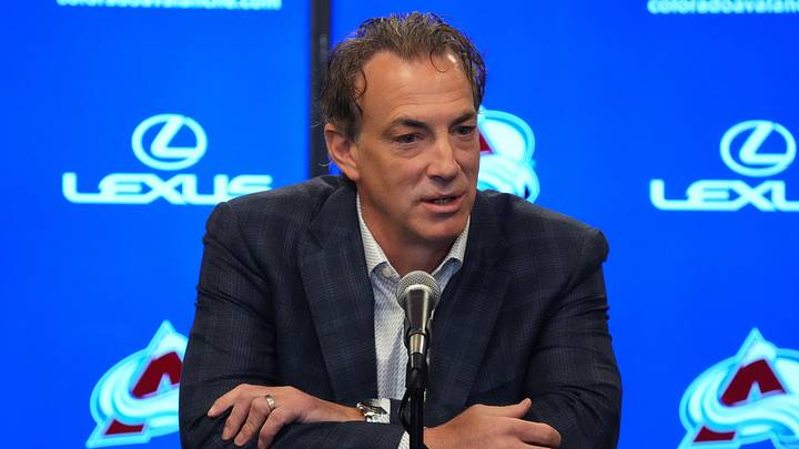 Colorado Avalanche general manager Joe Sakic  Credit: Ron Chenoy-USA TODAY Sports