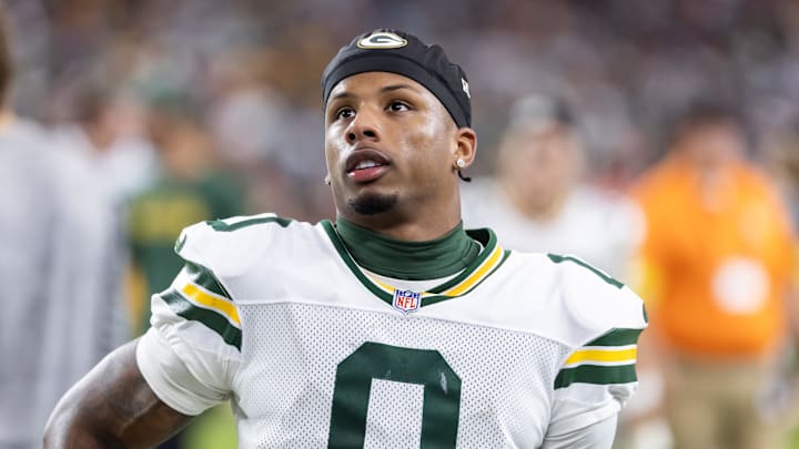 Green Bay Packers wide receiver Matthew Golden. Green Bay Packers wide receiver Matthew Golden.