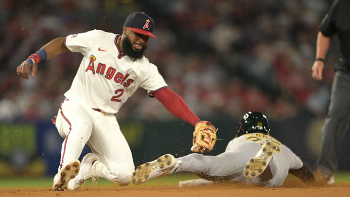 Oakland Athletics v Los Angeles Angels